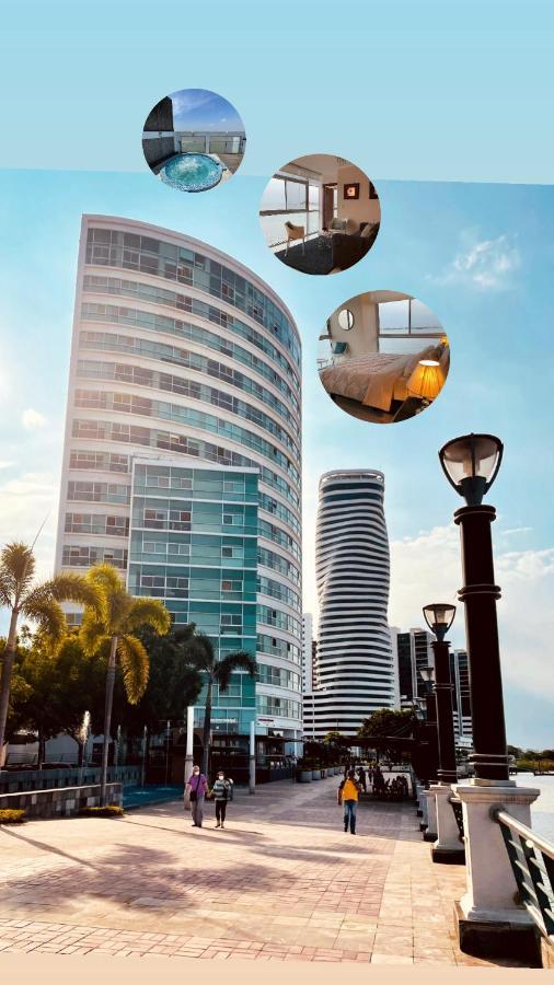 Apartamento Vista Al Rio Puerto Santana Riverfront 1 Гуаякиль Экстерьер фото
